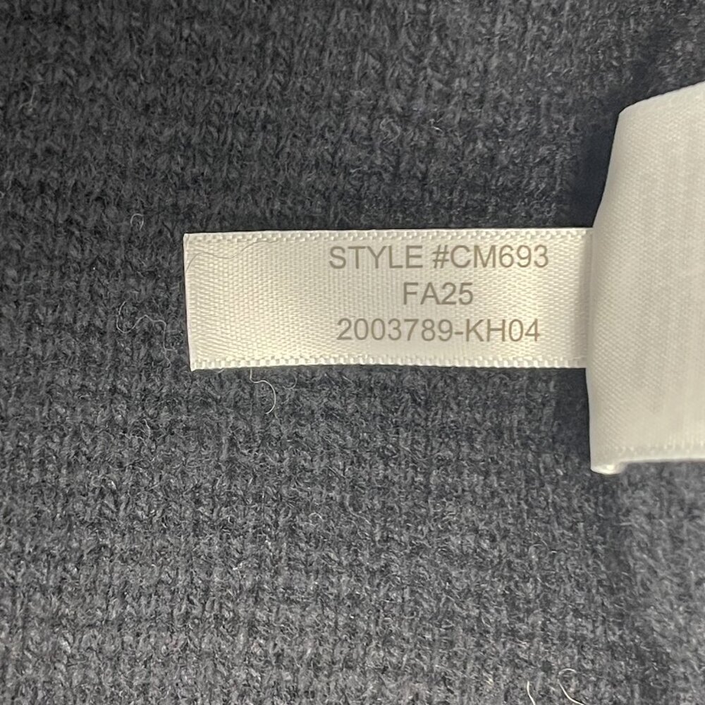 J. Crew Full-Zip Flight Crew Sweater in Black - XL - NWT - Picture 5 of 6